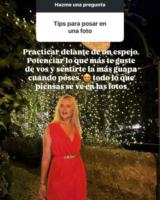 Valeria en su Instagram