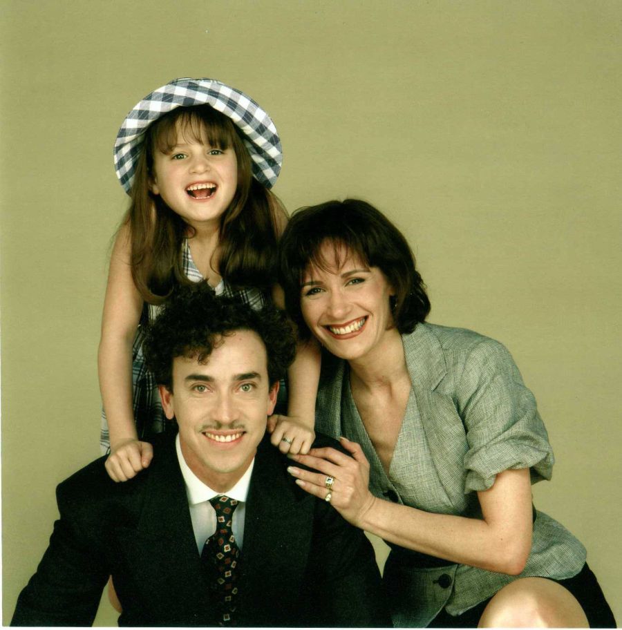 Aníbal Pachano, Ana Sans y su hija, Sofía