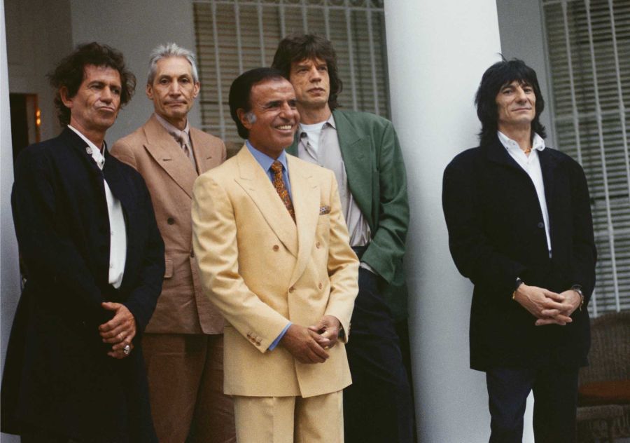 Menem y los Rolling Stones por Víctor Bugge.
