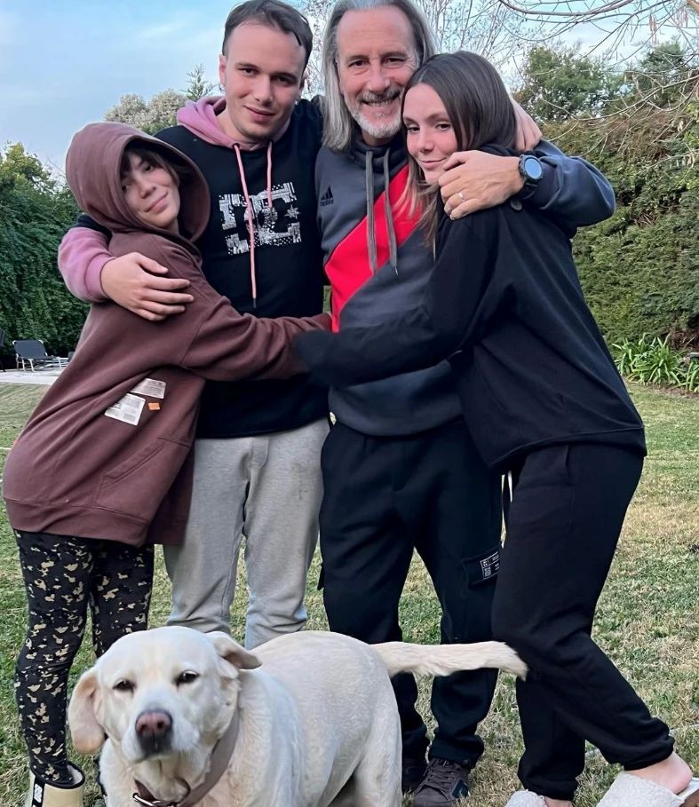 Manuel Wirtz y su familia
