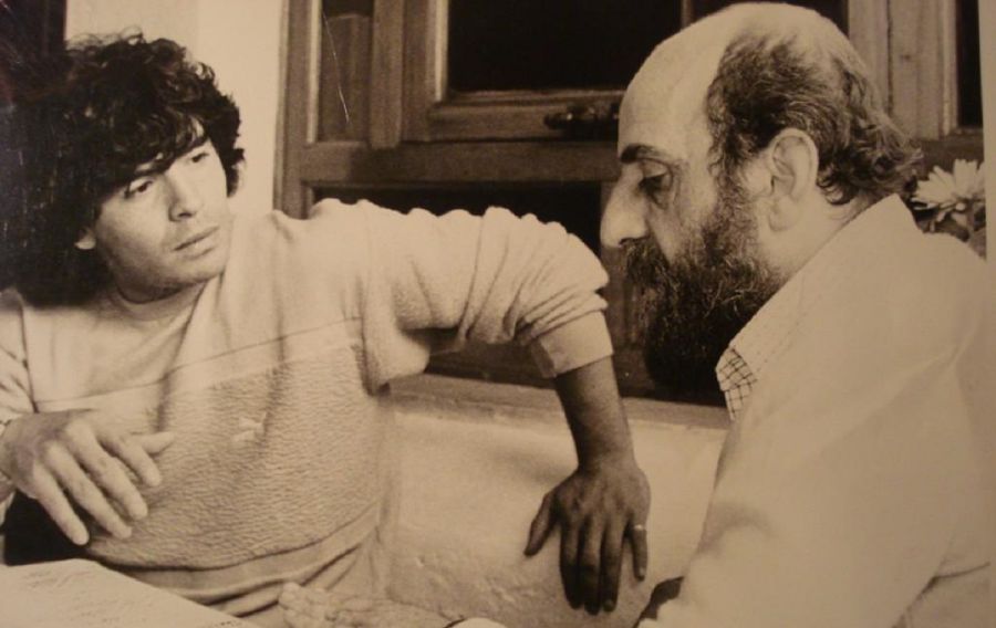 Horacio Pagani y Diego Maradona