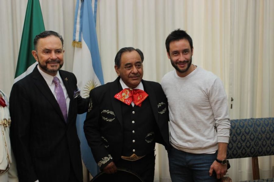 Luciano Pereyra y su padre