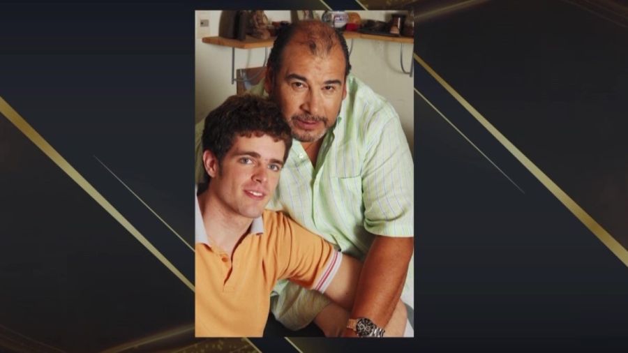 Roly Serrano y su hijo del corazón, Dante
