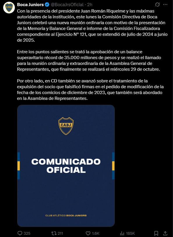 comunicado