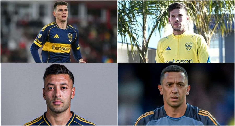 Os quatro jogadores do Boca que não estarão presentes contra o River