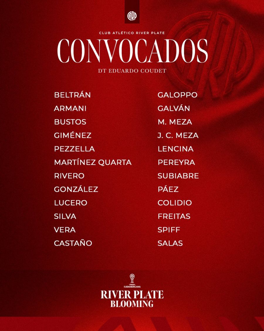 lista de convocados