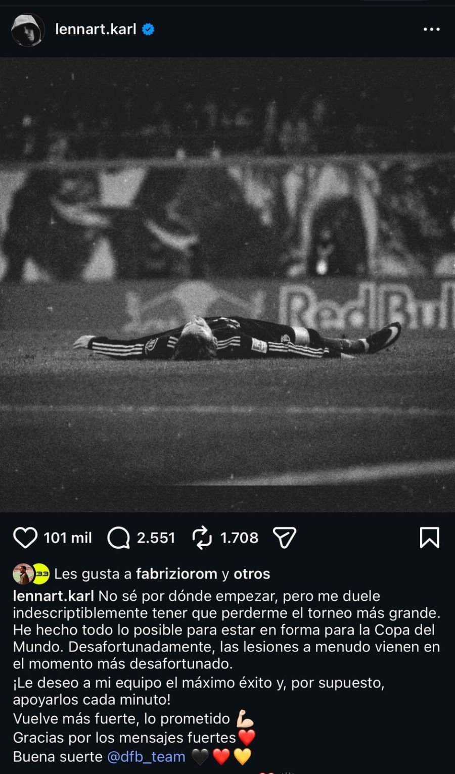 mensaje de karl