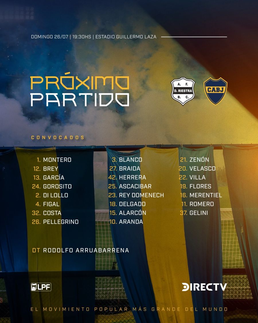 convocados de Boca