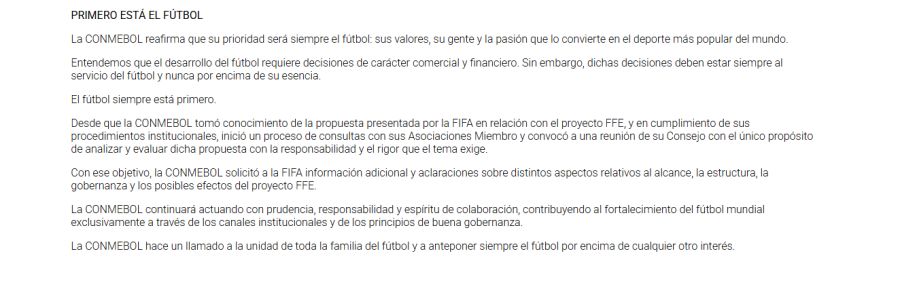 COMUNICADO