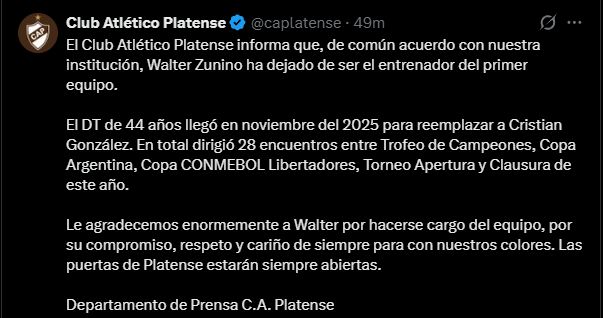 comunicado