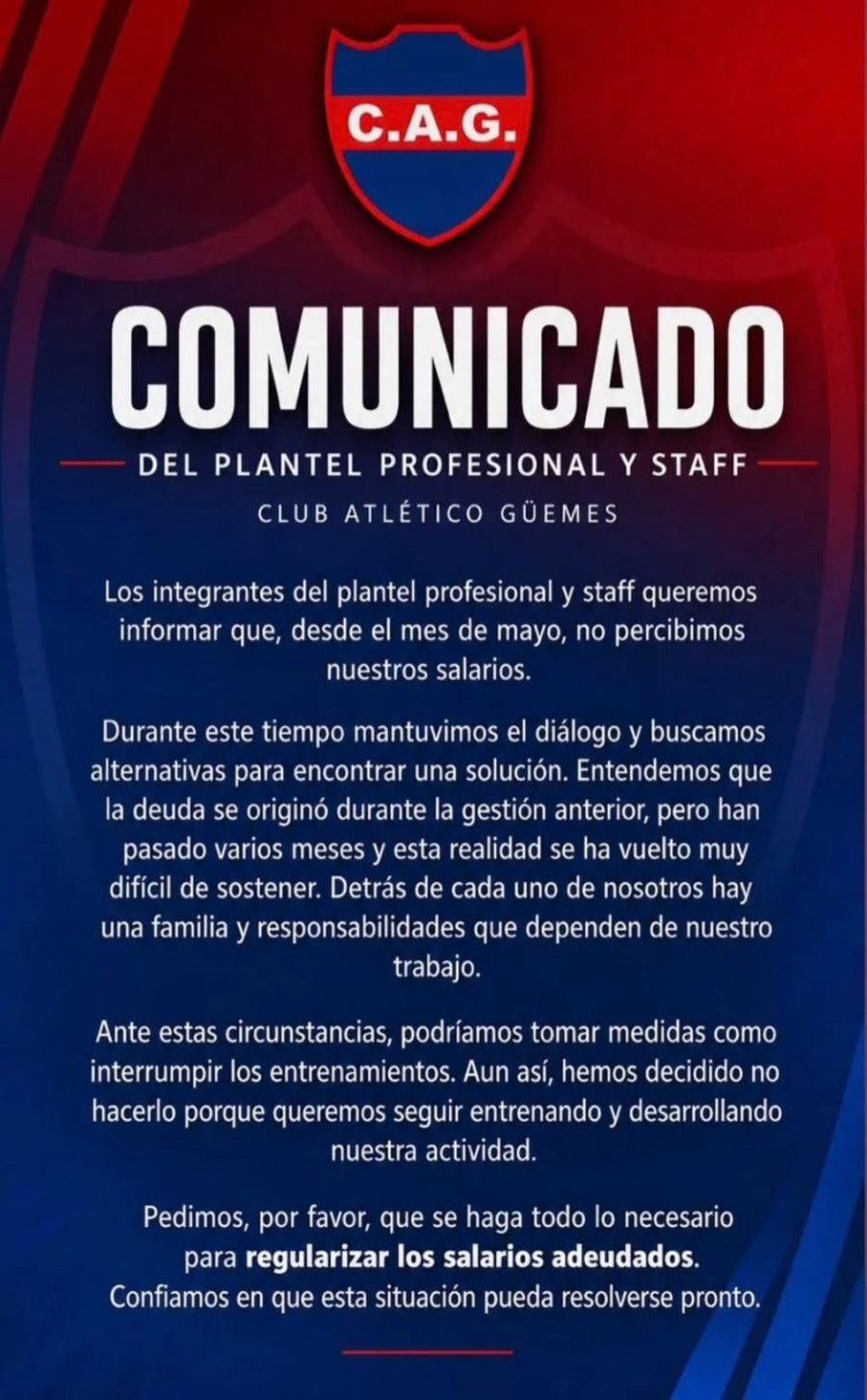 comunicado