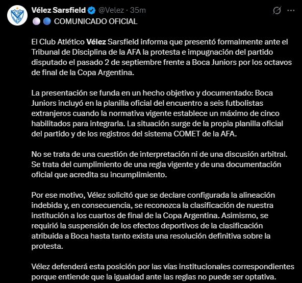 comunicado