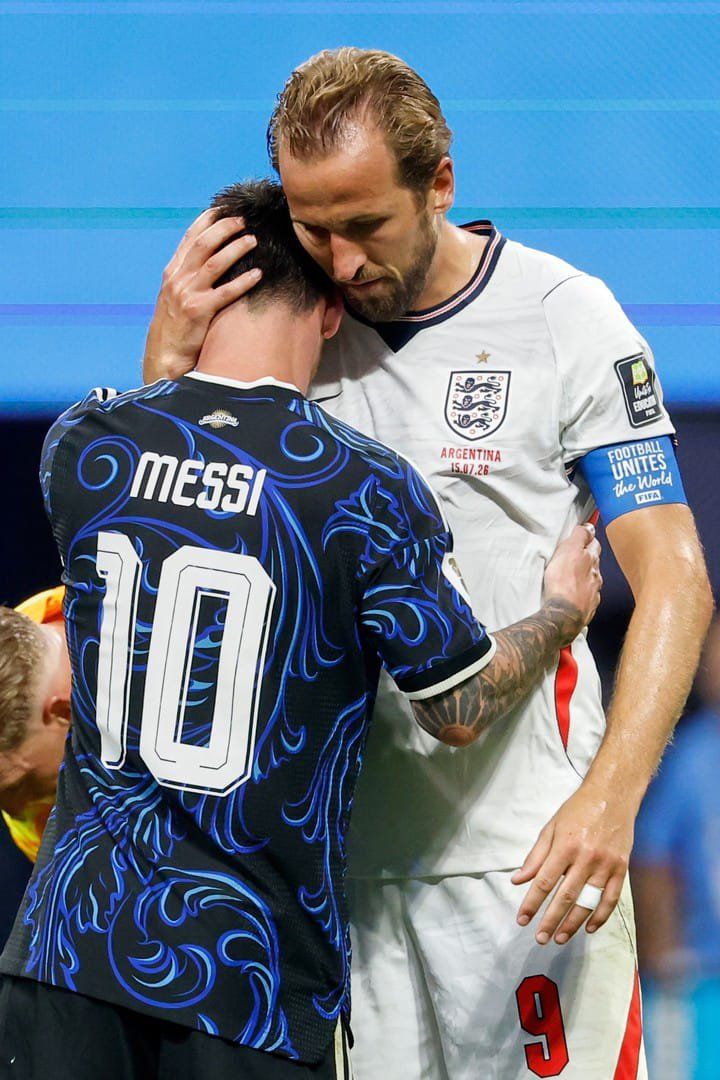 harry kane y messi