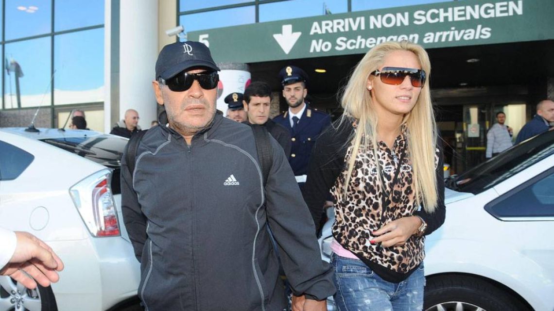 Rocío Oliva la novia de Diego Maradona habría perdido un embarazo