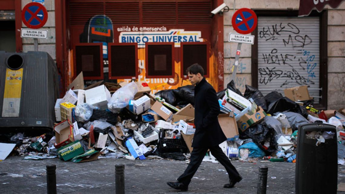 Fueron Retiradas Sesenta Toneladas De Basura De Madrid Tras Dos