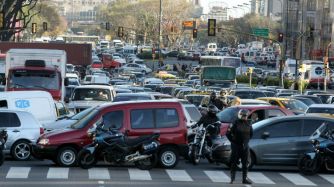 Varias movilizaciones provocarán problemas en el tránsito.