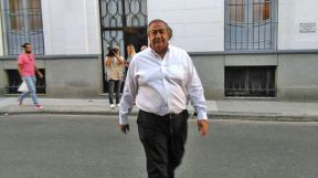 Héctor Daer, uno de los triunviros de la CGT, presente en el encuentro
