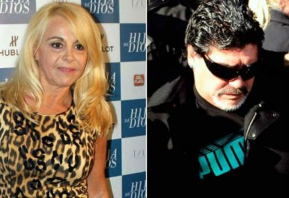 Por primera vez, Claudia Villafañe demanda a Diego Maradona