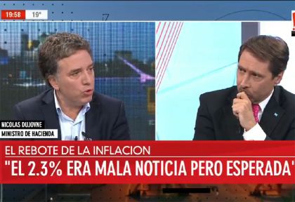 Nicolás Dujovne habló de todo, menos del blanqueo