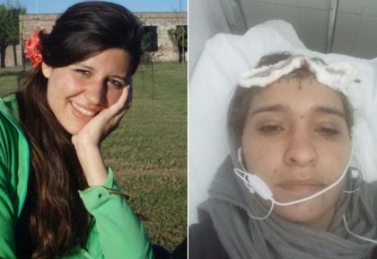 Habló la testigo golpeada por su exesposo: