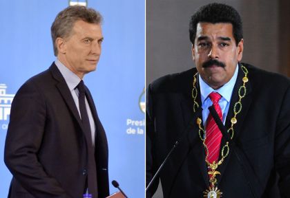 Maduro amenaza a Macri y a los presidentes que desconozcan las elecciones