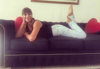 Ximena Capristo volvió a desnudarse junto a su hijo