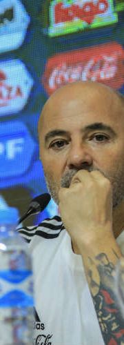 Jorge Sampaoli, esperanzado con las posibilidades de la Selección Argentina en Rusia.