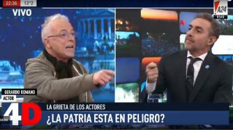 Gerardo Romano y Majul, discutiendo si