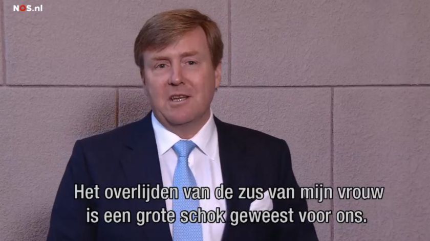 Guillermo Alejandro rey de Holanda habló antes de empezar una gira por tres países