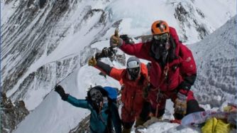 El argentino que esquió en el Everest