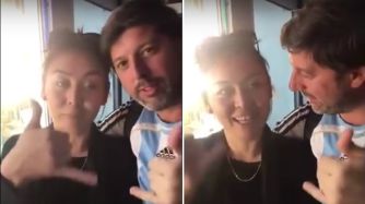 Claudio Fitterer, otro de los argentinos que grabó un video burlándose de una joven con groserías..