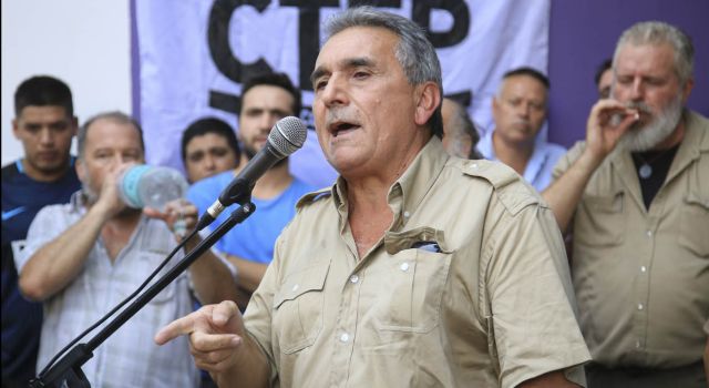 El secretario general de la CGT Juan Carlos Schmid se refirió al paro general del próximo lunes