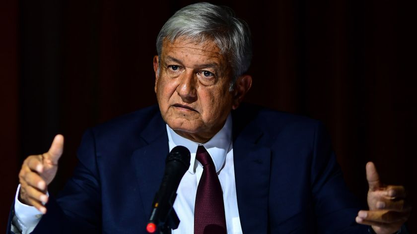 Lopez Obrador en conferencia de Prensa luego de ser electo