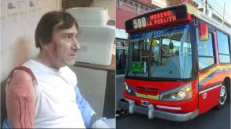 Un chofer que sufrió al menos tres puñaladas.