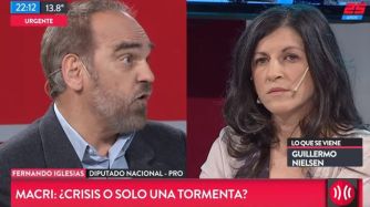 Iglesias se cruzó con Fernanda Vallejos07192018