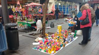 La venta ilegal callejera, en baja
