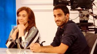 Gabriela Michetti y su hijo Lautaro Cura0720128