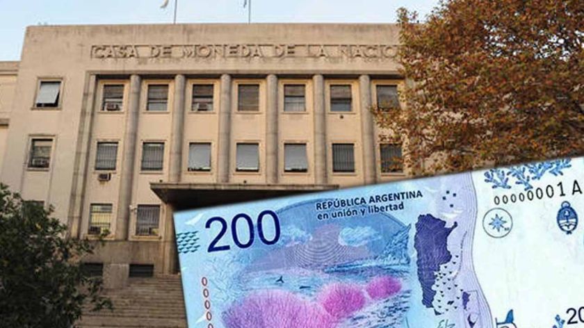Desaparecieron 145.600 pesos en papel para billetes de $200