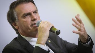 Brazilian Presidential Candidates Hold Interviews During An Event