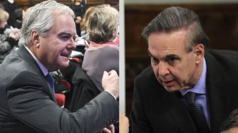 Los senadores Federico Pinedo y Miguel Ángel Pichetto