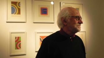 César Paternosto en la Galería MCMC