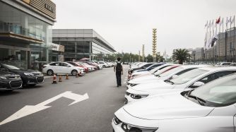 U.S Auto Showrooms in Shanghai and Beijing as China Responds to U.S Tariffs