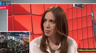 María Eugenia Vidal, en su paso por