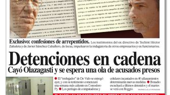 Portada del diario Perfil del domingo 12 de agosto de 2018