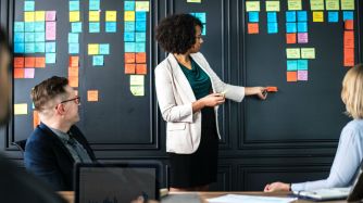 Mujeres en puestos de dirección.