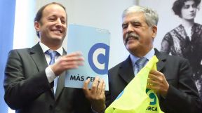 Julio De Vido junto a Martín Insaurralde