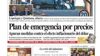Tapa PERFIL domingo 02/09/2018 - Edición N° 1339