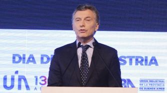 Mauricio Macri, ante la UIA