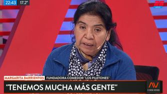 Margarita Barrientos estuvo en
