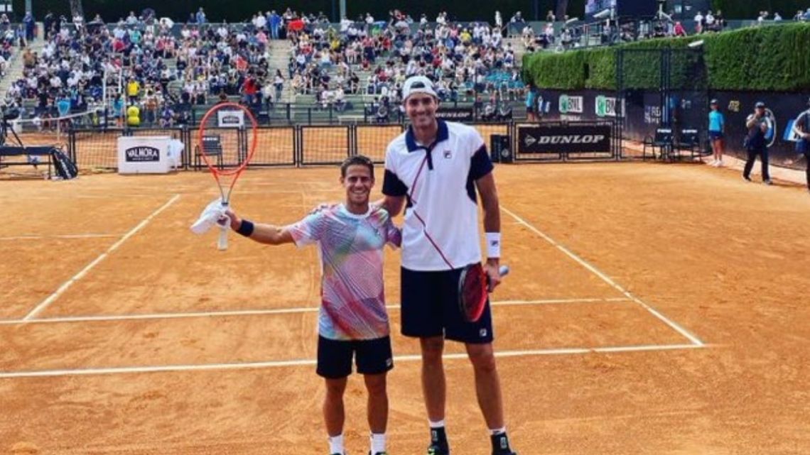 La dupla del pequeño y el gigante triunfó en el Abierto de Roma Perfil